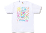 BAPE Halloween Neon Mexican Skull Tee Black