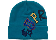 Supreme New Era Arc Beanie Teal