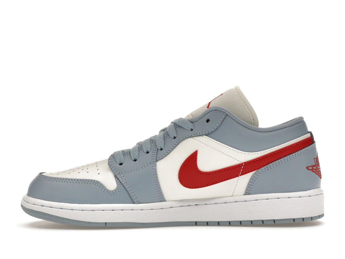Jordan 1 Low Blue Whisper Dune Red (Women's)