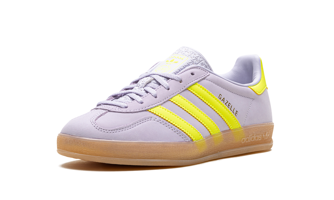 adidas Gazelle Indoor Silver Dawn Solar Yellow (Women's)