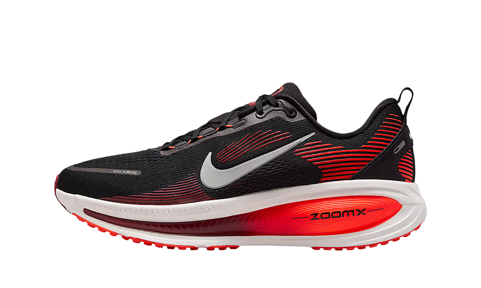 Nike Vomero 18 Black Bright Crimson Team Red Summit White