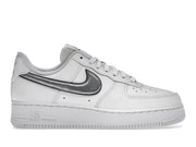 Nike Air Force 1 Low '07 Essential White Metallic Silver Black (Women's)