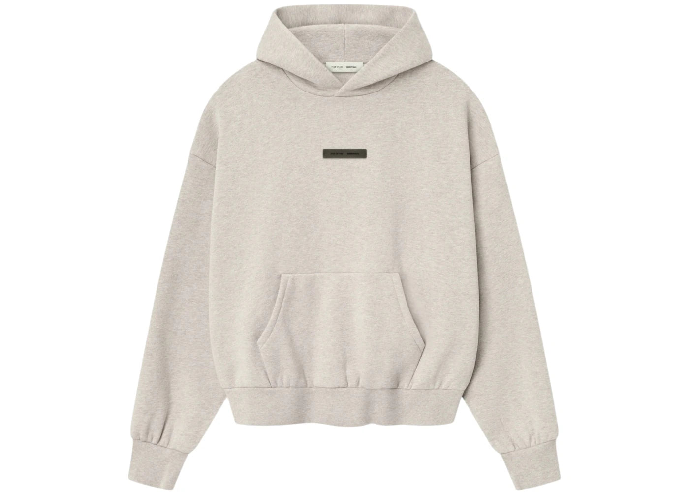 Fear of God Essentials Classic Fleece Hoodie Heather Stone
