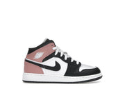 Jordan 1 Mid White Rust Pink Black (GS)