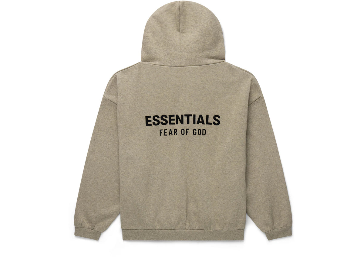 Fear of God Essentials Fleece Hoodie (FW24) Heather Gray