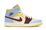 Jordan 1 Mid SE Fearless Maison Chateau Rouge