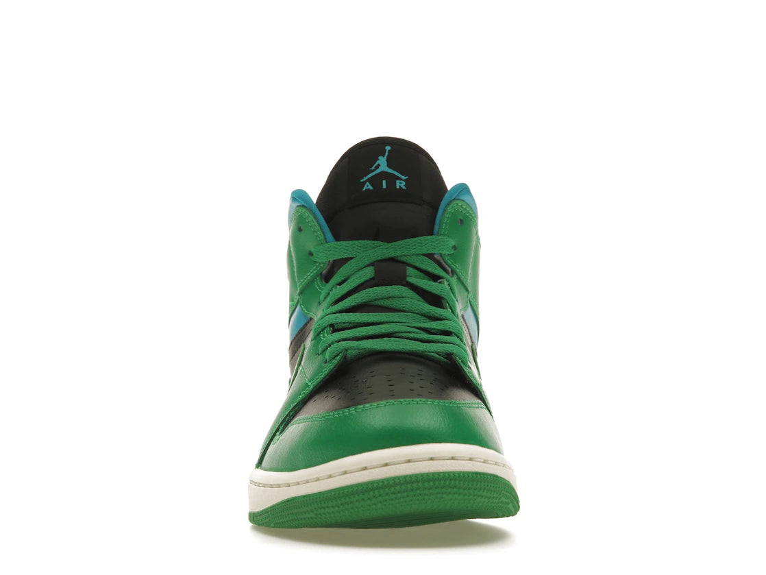 Jordan 1 Mid Lucky Green Aquatone (Women's)
