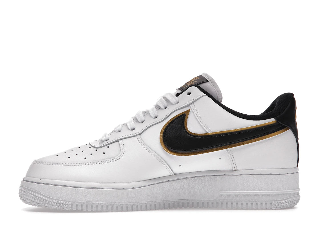 Nike Air Force 1 Low '07 LV8 Double Swoosh White Metallic Gold