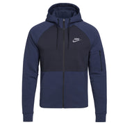 Nike Sportswear Tech Essentials Navy & Black Zip Hoodie