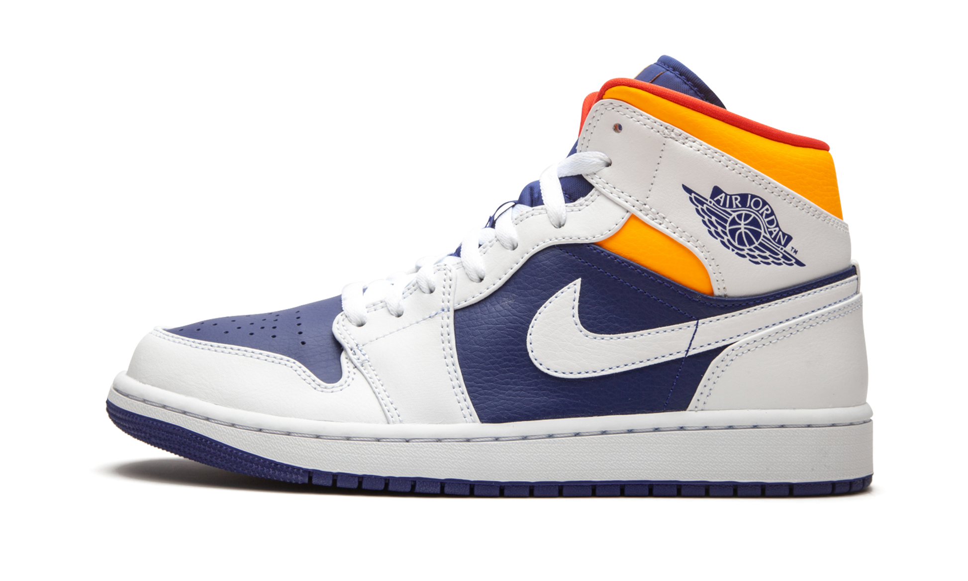 Jordan 1 Mid Royal Blue Laser Orange