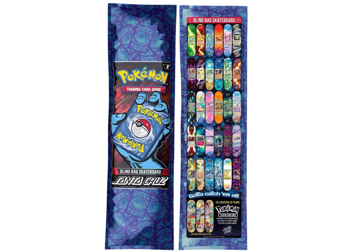 Santa Cruz Skateboards X Pokemon 2026 Skateboard Deck Blind Bag