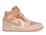 Jordan 1 Mid Apricot Orange (Women's)