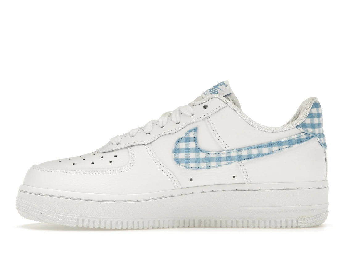Nike Air Force 1 Low '07 Essential White University Blue Gingham