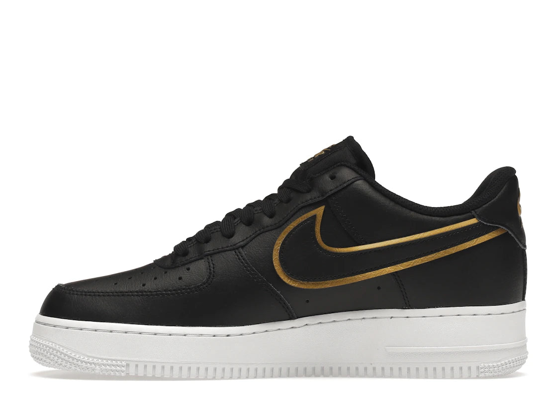 Nike Air Force 1 Low '07 Black Metalic Gold