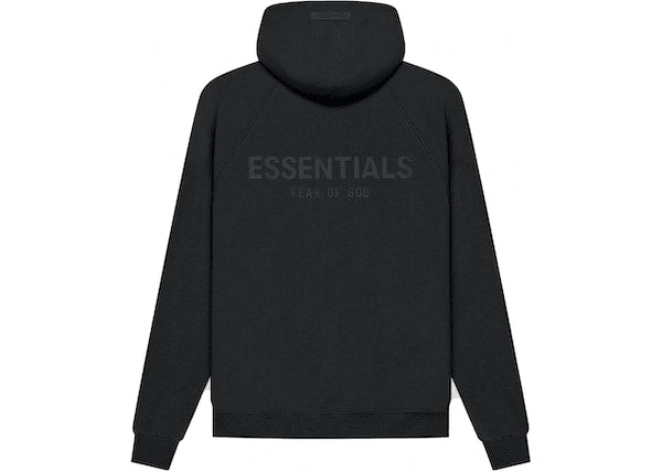 Fear of God Essentials Pull-Over Hoodie (SS21) Black/Stretch Limo