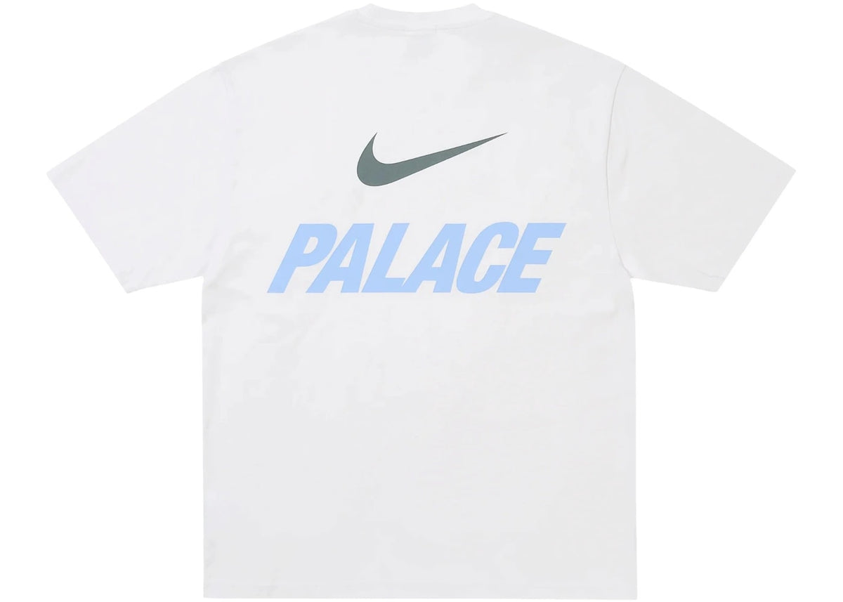 Palace x Nike Font Swoosh T-shirt White