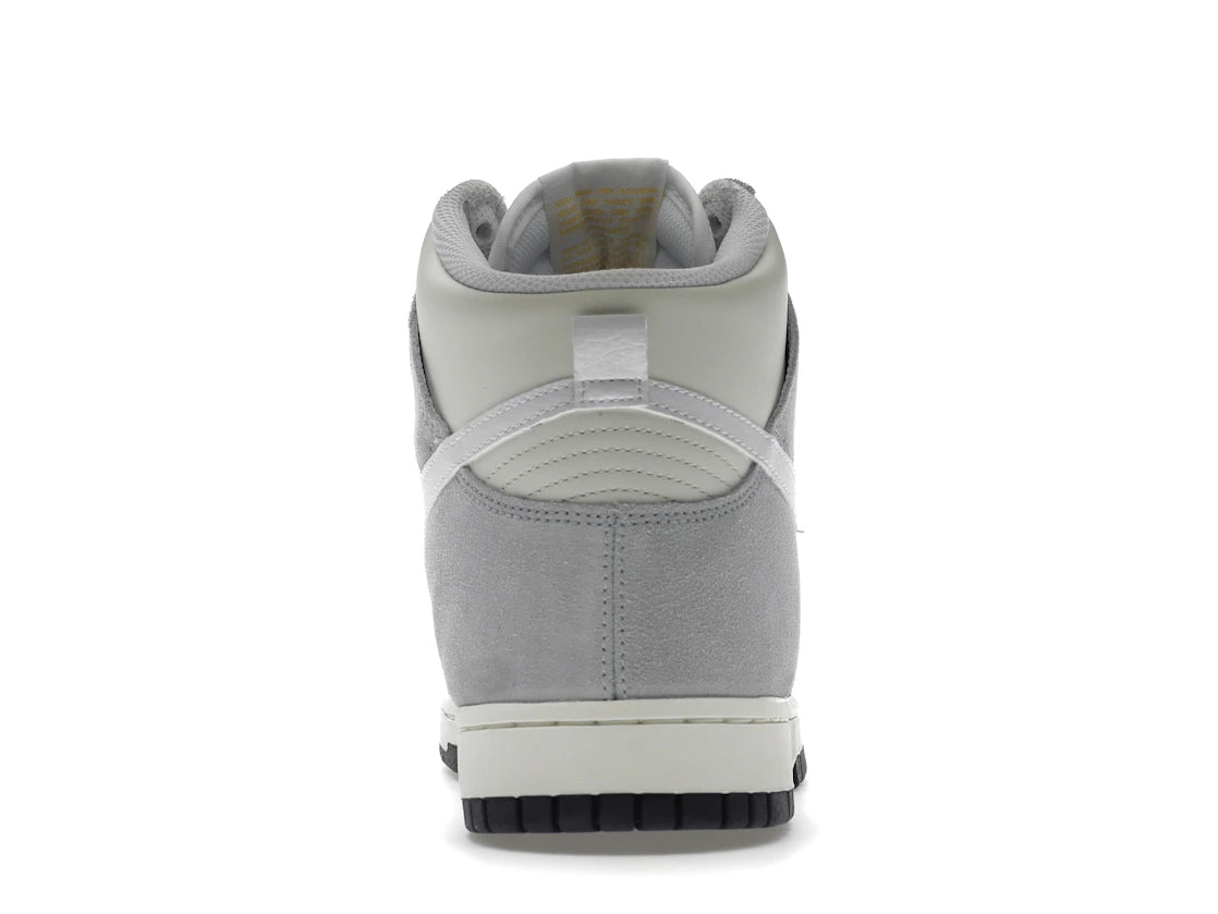 Nike Dunk High Retro Sail Pure Platinum Black White