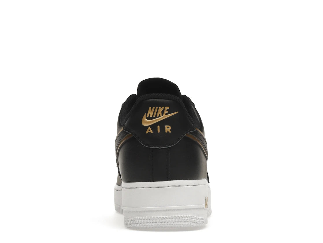 Nike Air Force 1 Low '07 Black Metalic Gold