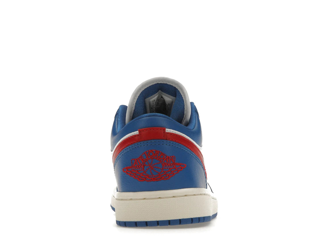 Jordan 1 Low Sport Blue Gym Red (Women's)