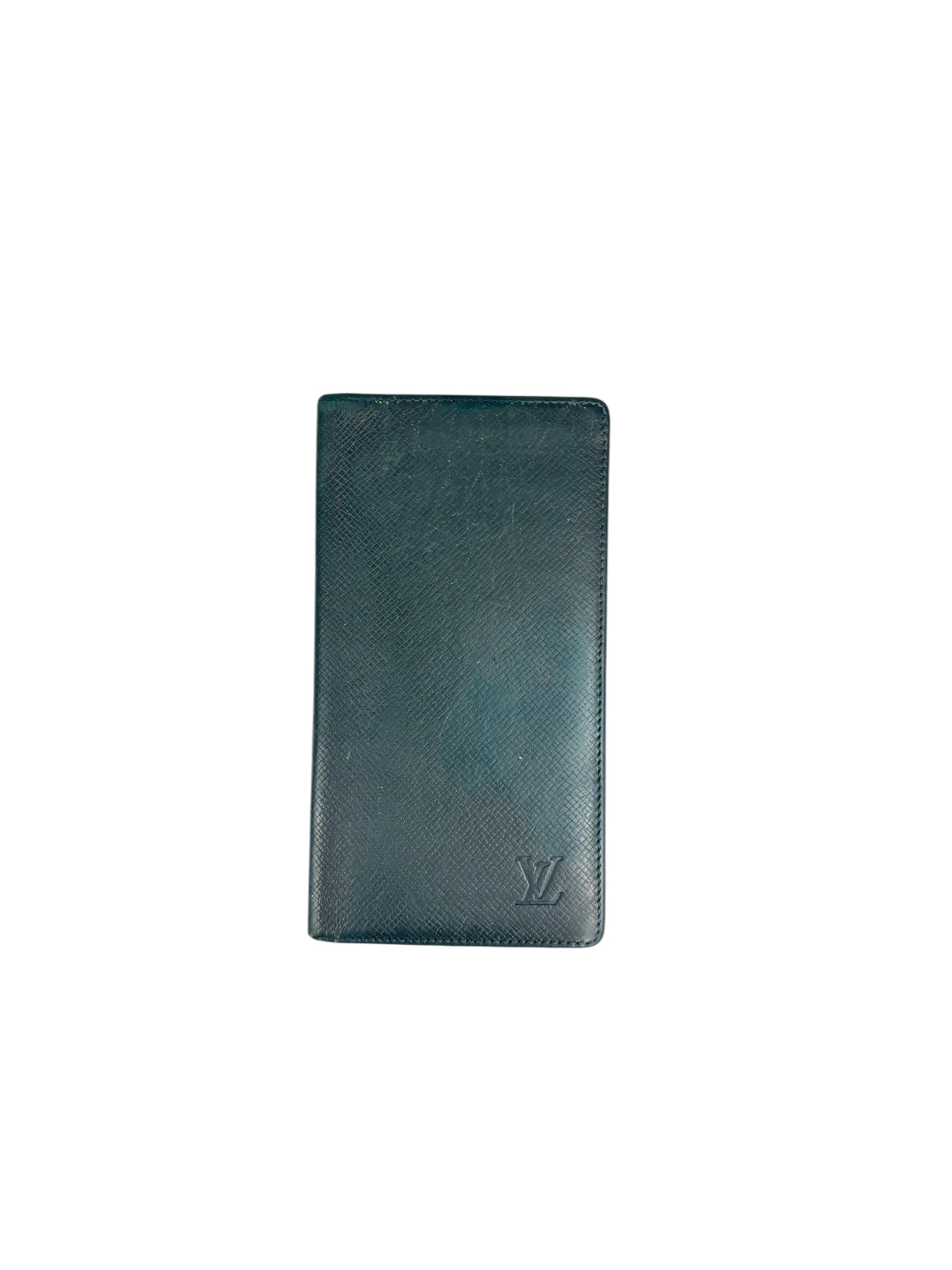Louis Vuitton Taiga Leather Porte Valeur Bi-fold Wallet
