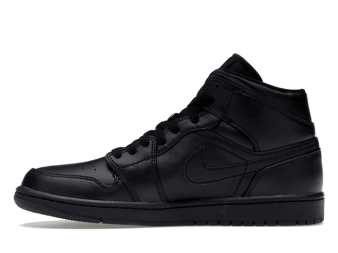 Jordan 1 Mid Triple Black (2022)