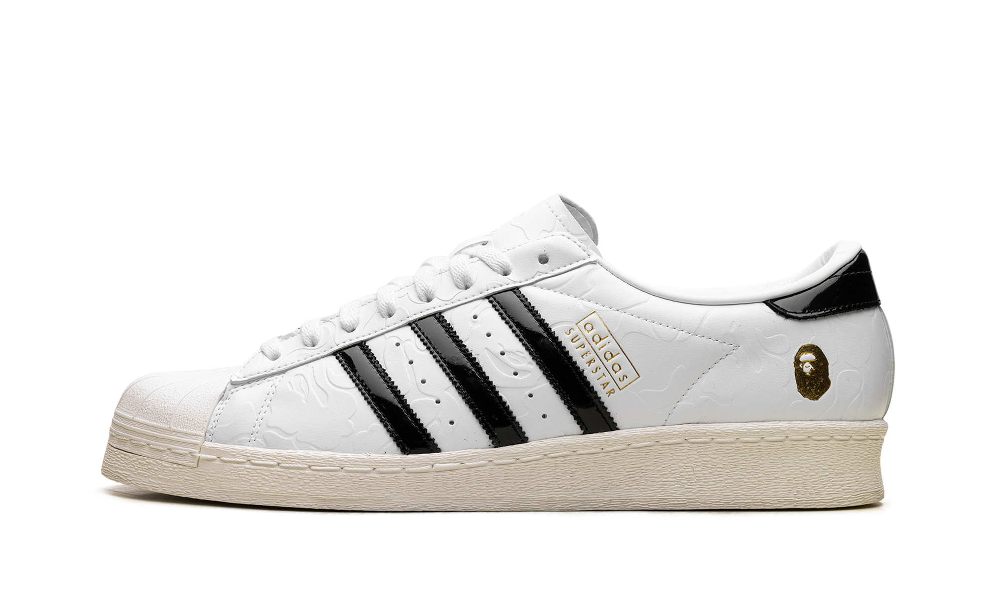 adidas Superstar Vintage Bape White Black