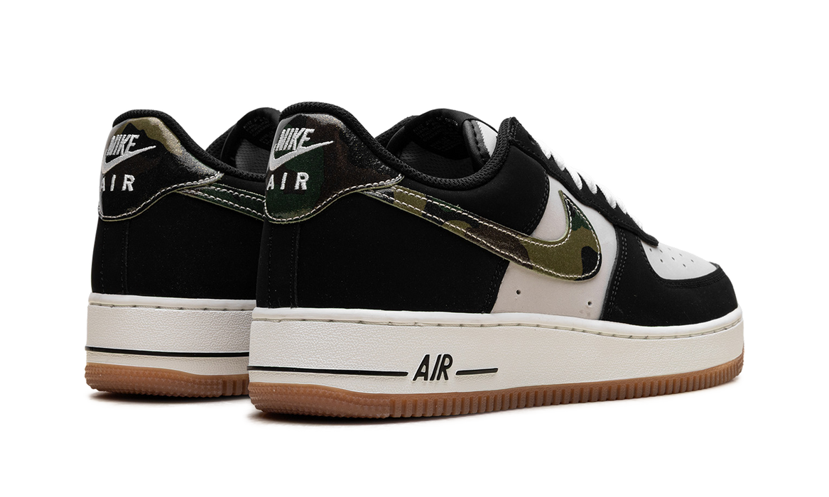 Nike Air Force 1 Low '07 LV8 Black Patent Camo Swoosh