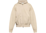 Fear of God Essentials Classic Fleece Zip Up Hoodie Timber