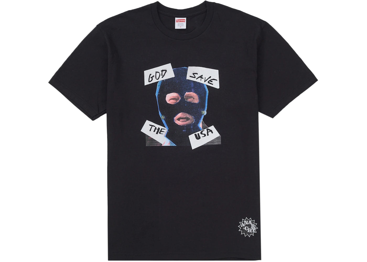 Supreme God Save Us Tee Black