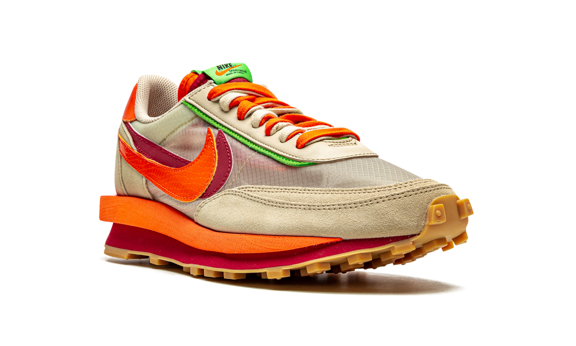 Nike LD Waffle sacai CLOT Kiss of Death Net Orange Blaze