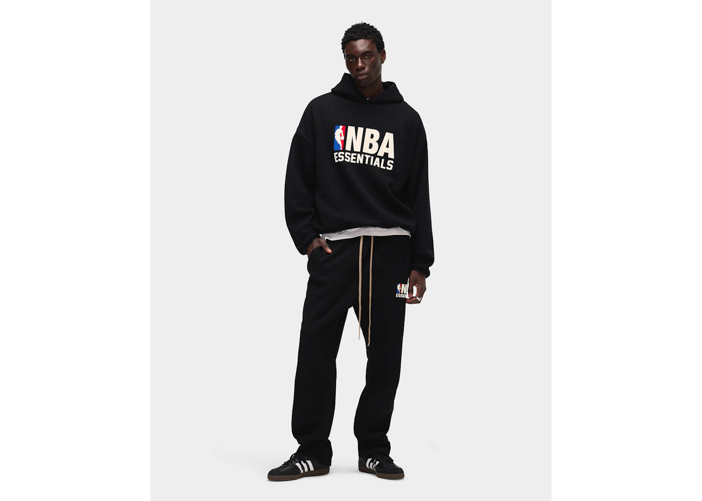 Fear of God Essentials x NBA Hoodie Black
